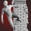 Spider man 3D model STL for 3D Print CNC Carving Relief