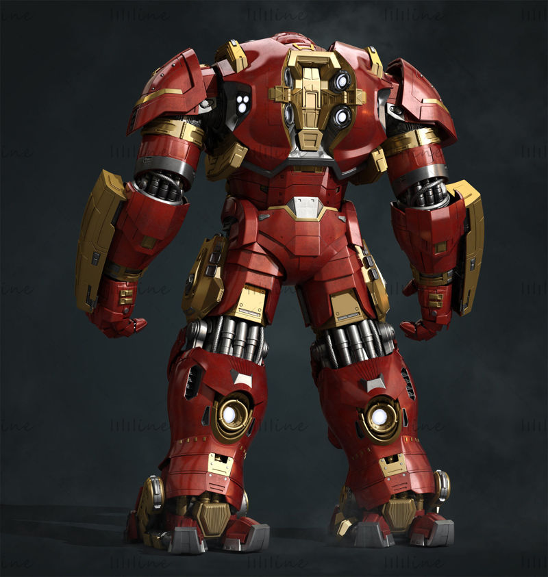 用于 3D 打印的钢铁侠 Hulkbuster Armor 3D 模型