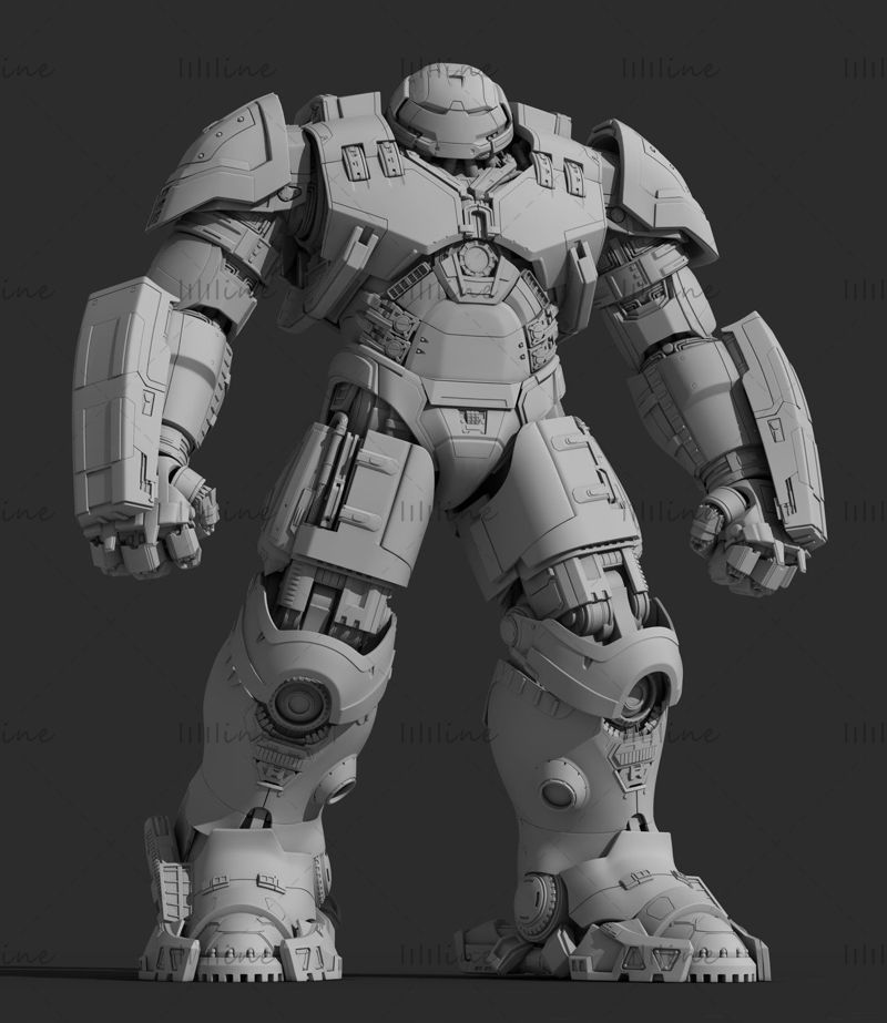 Iron Man Hulkbuster Armor 3D-Modell für den 3D-Druck
