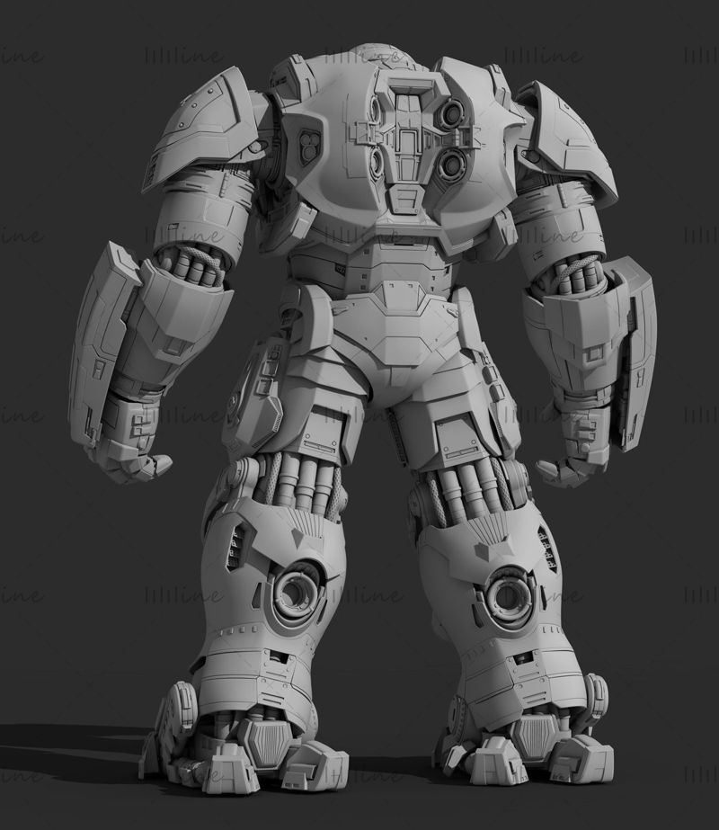 Iron Man Hulkbuster Armor 3D-Modell für den 3D-Druck