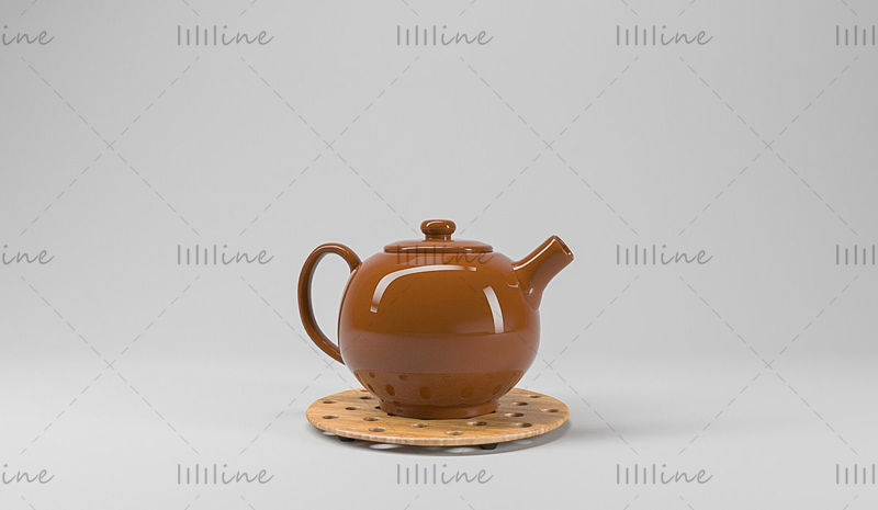 Chinese theepot 3D-model