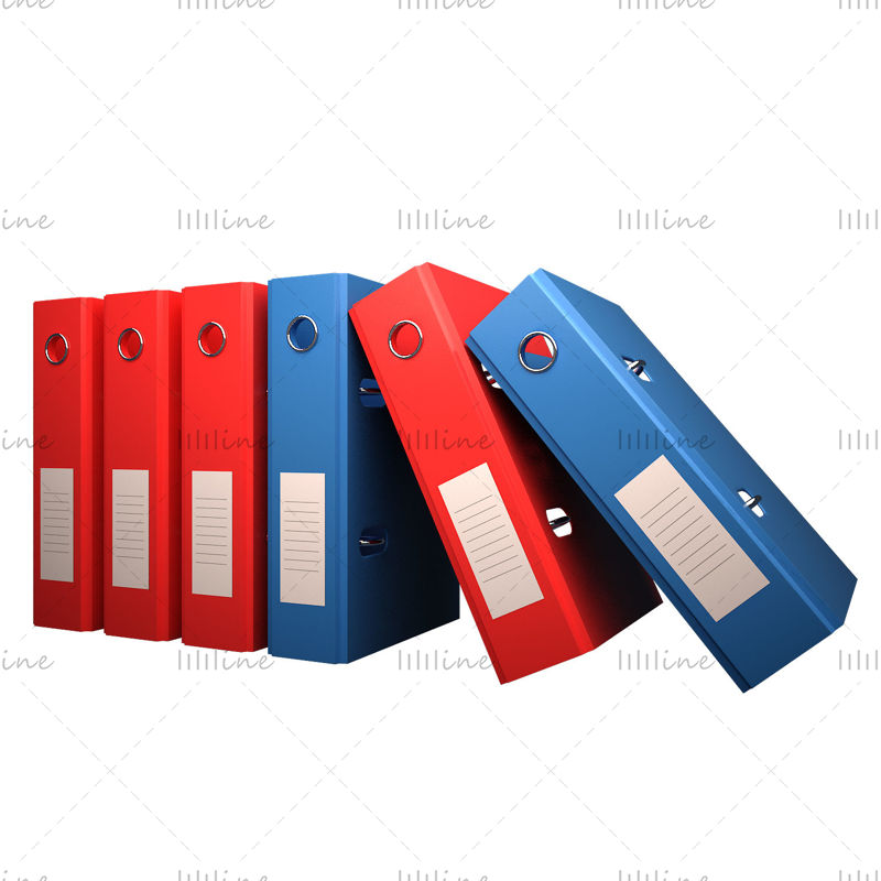 File Reception Box, Folder 3D Model