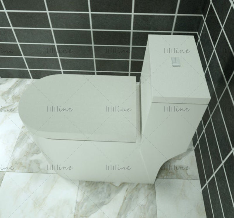 Tuvalet 3D modeli