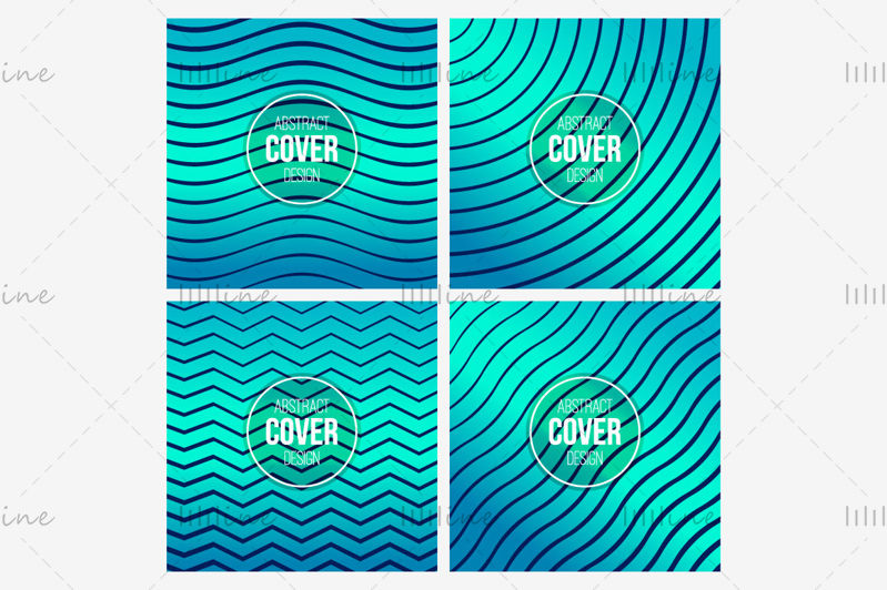 20 abstract creative cover design templates