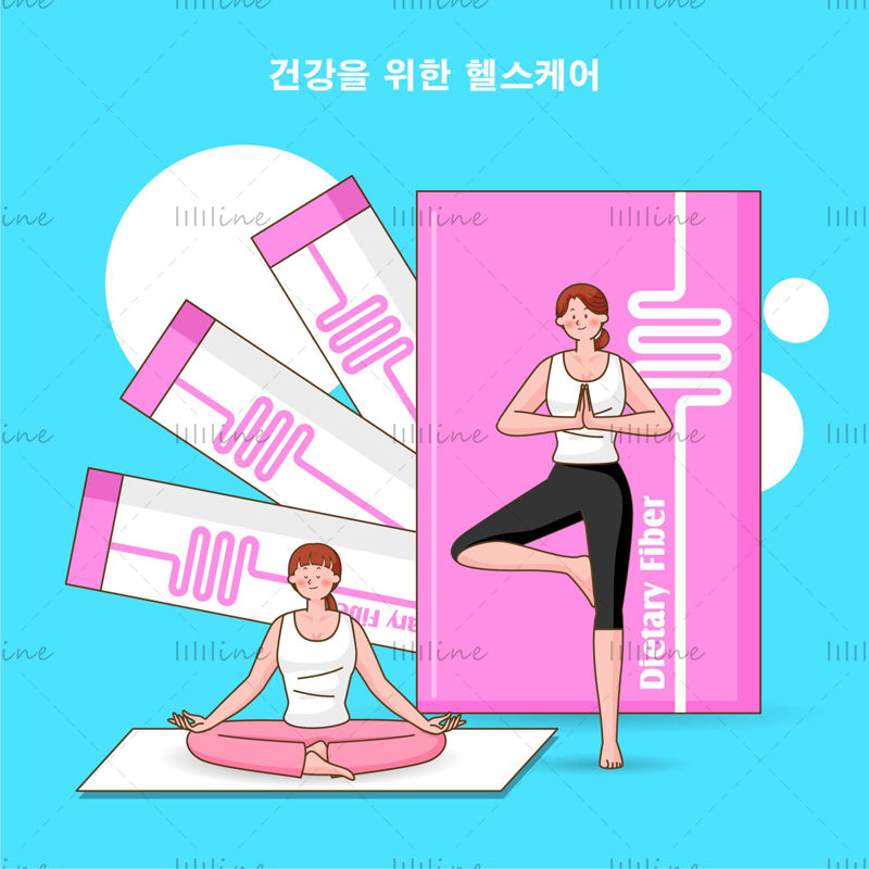 Илюстрация за фитнес упражнения