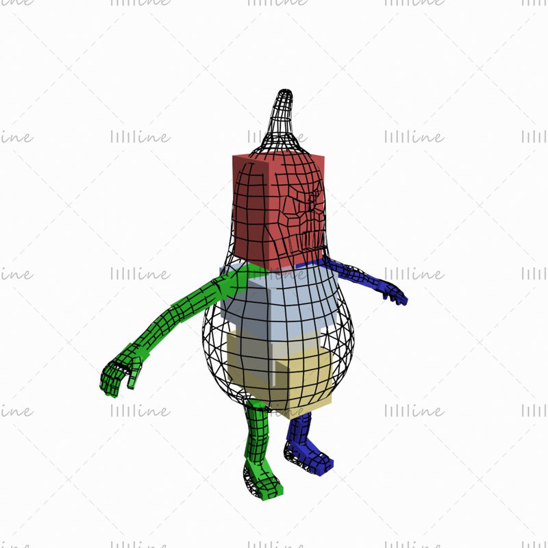 3D модел на тиква за Хелоуин