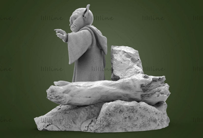 3d model kipa mojstra Yode za 3d oblikovanje