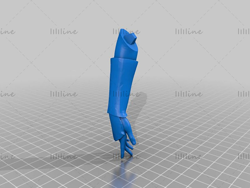 Warrior woman 3D-model voor 3D-printen