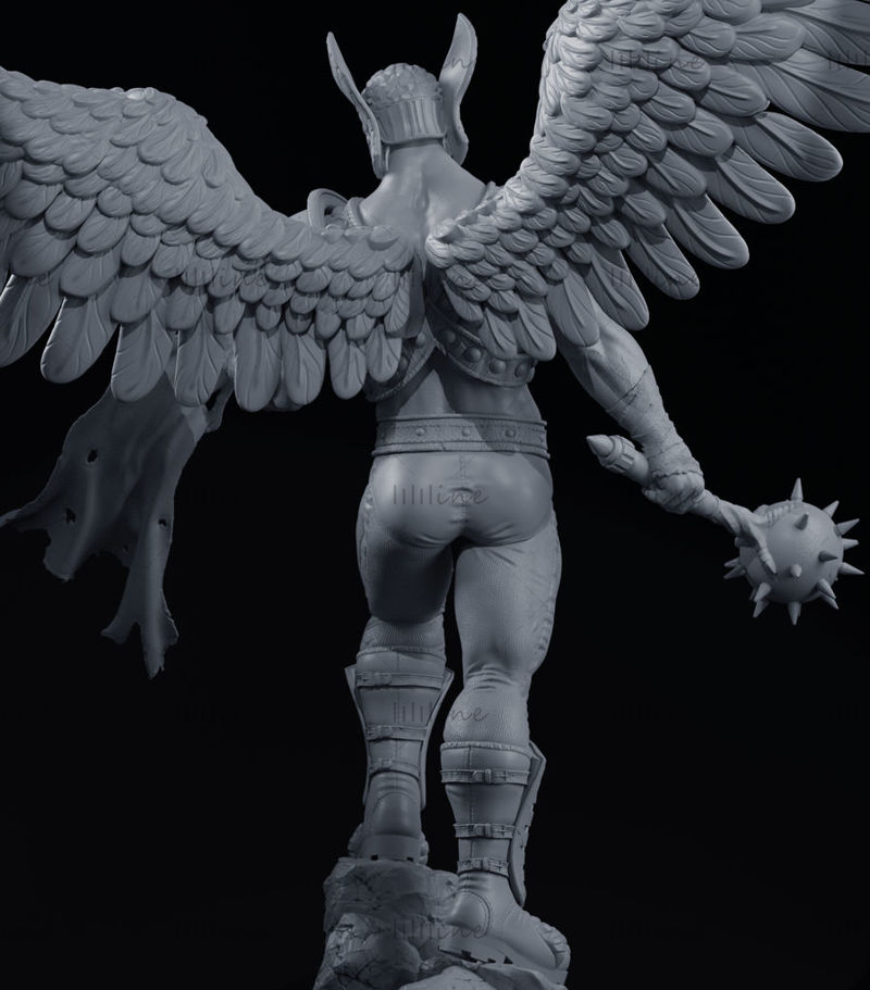 Estatua de la sombra malvada modelo 3d para impresión 3d