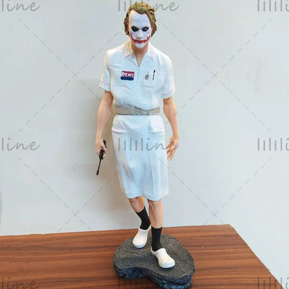 Joker Ledger Nurse Statue نموذج ثلاثي الأبعاد للطباعة ثلاثية الأبعاد