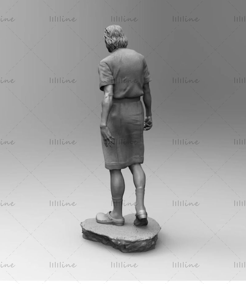 Joker Ledger Nurse Statue 3d model for 3d printing