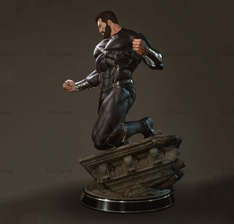 Estatua de Superman modelo 3D Imprimible para formato STL de impresión 3D
