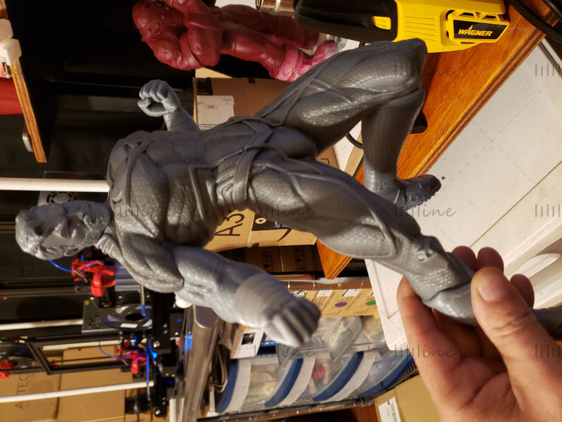 Estatua de Superman modelo 3D Imprimible para formato STL de impresión 3D