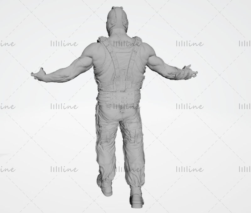 نموذج فيلم Bane ثلاثي الأبعاد جاهز للطباعة