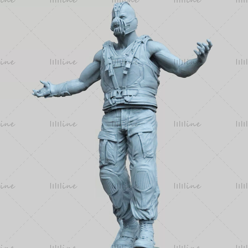 Modèle 3D du film Bane prêt à imprimer
