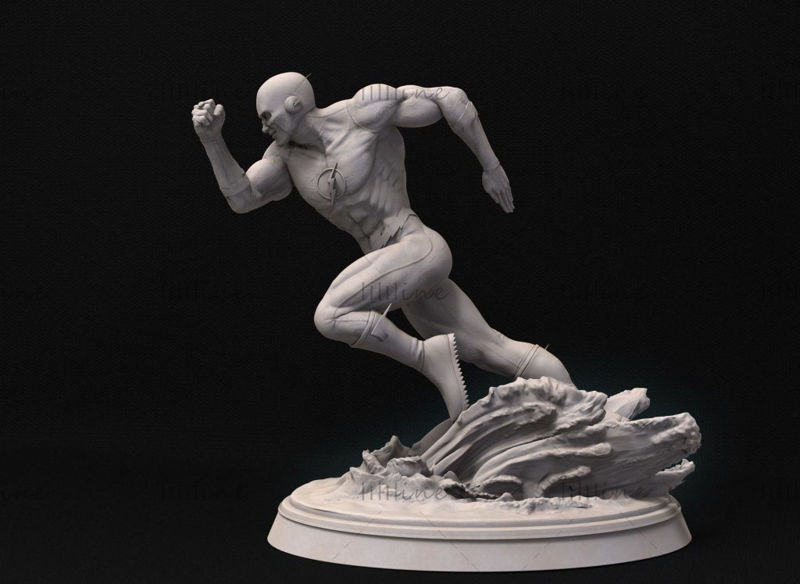 闪电侠手办雕塑3D打印模型
