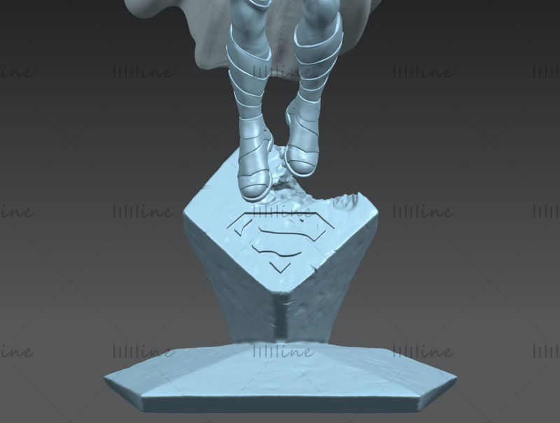 Süpermen minyatürleri 3D model hazır baskı