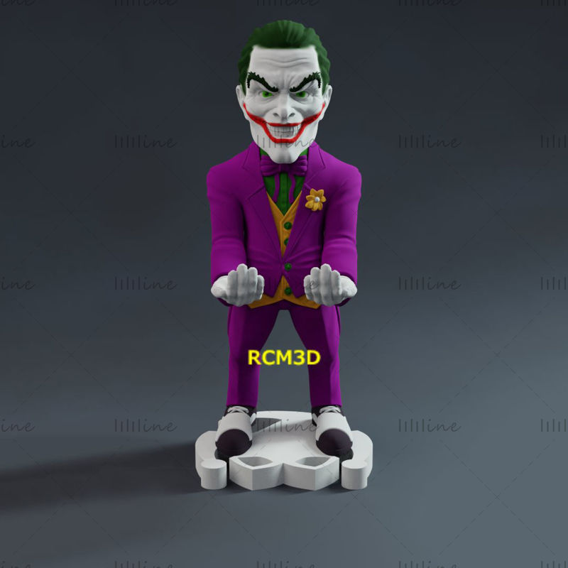 تمثال Joker animé نموذج ثلاثي الأبعاد جاهز للطباعة