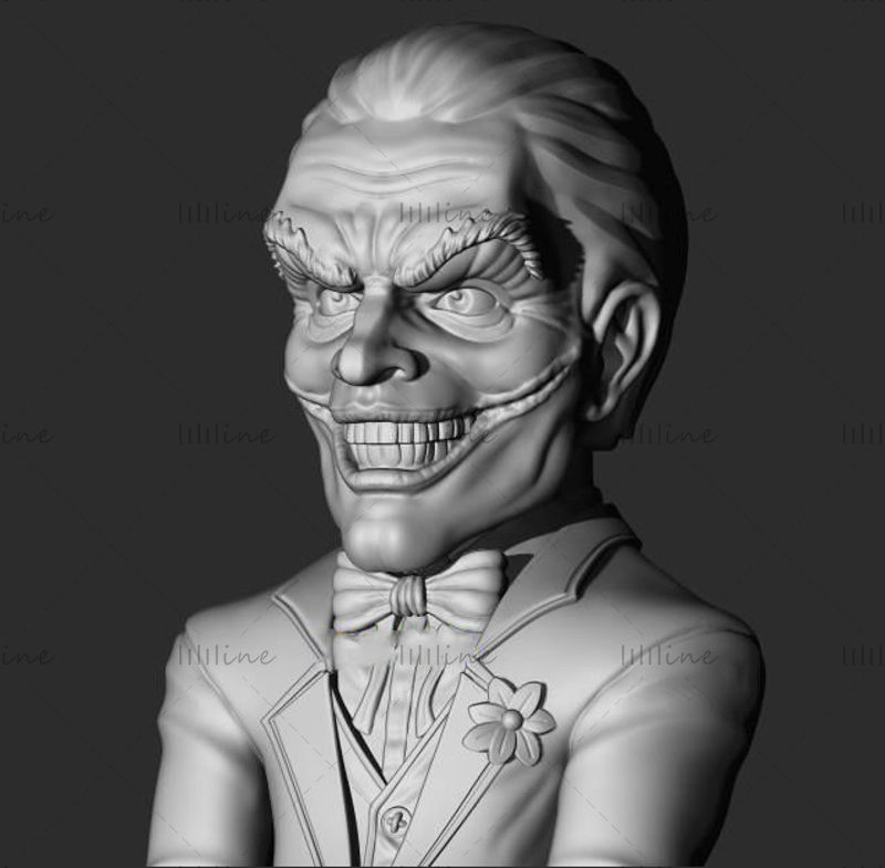 3D модель статуи Джокера из аниме готова распечатать