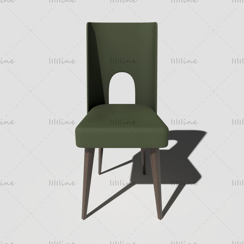 Kárpitozott szék 3D modell