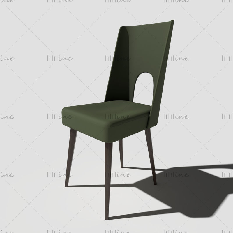 Kárpitozott szék 3D modell