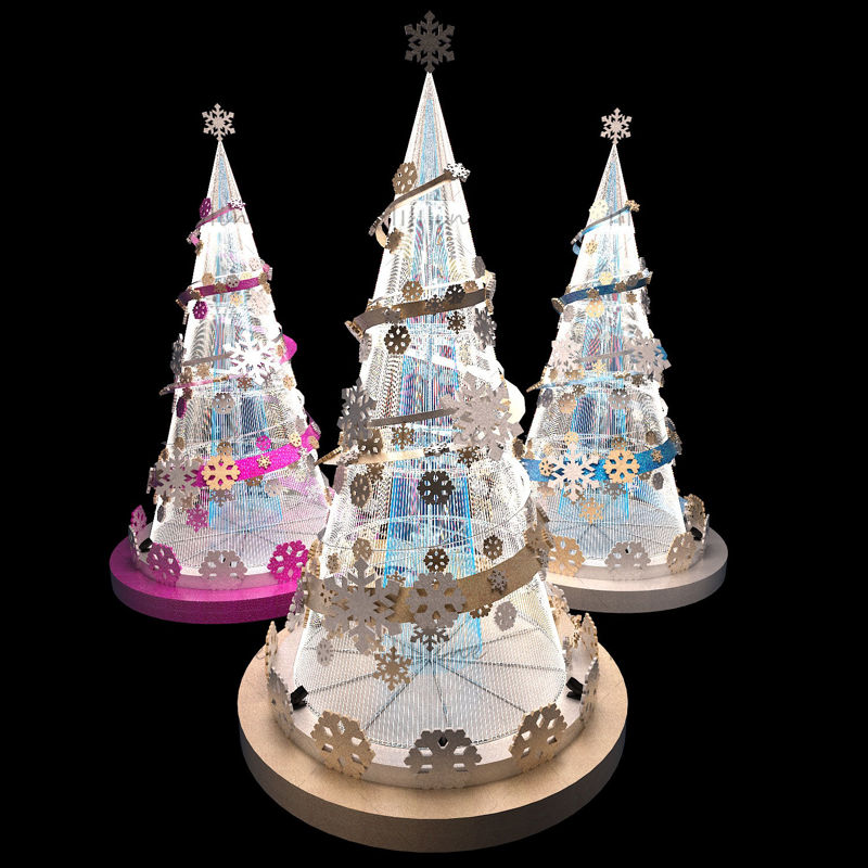 مدل سه بعدی درخت کریسمس