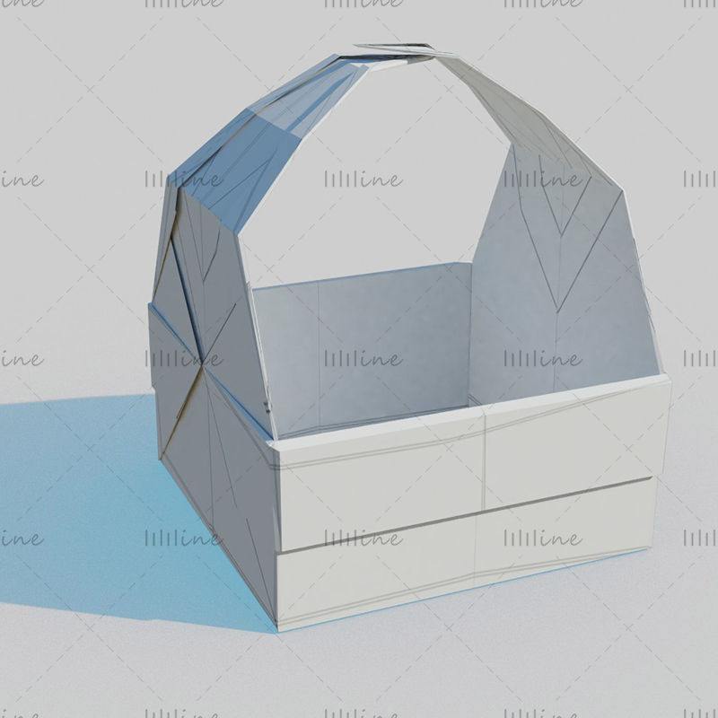 Origami-pakket 3D-model