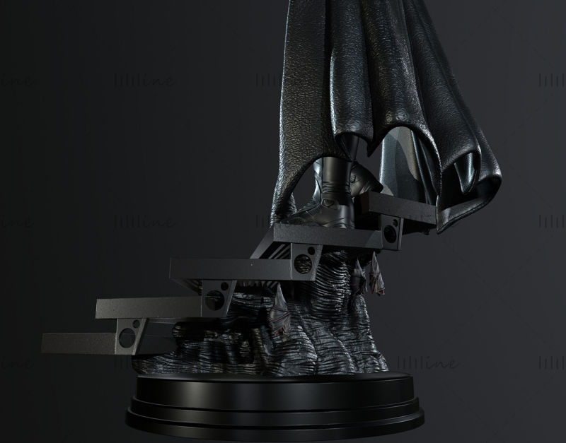 Estatua de Batman modelo 3D listo para imprimir