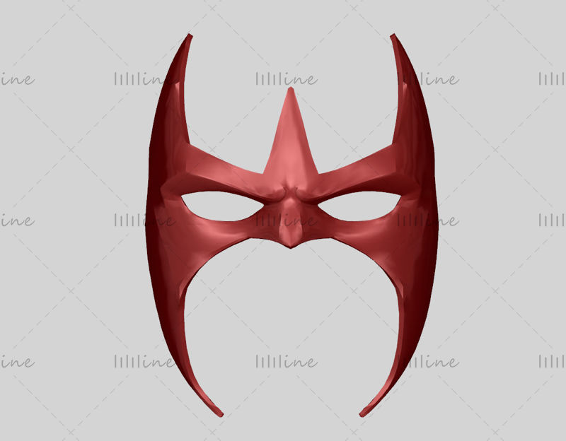Nightwing Mask 3D model hazır baskı