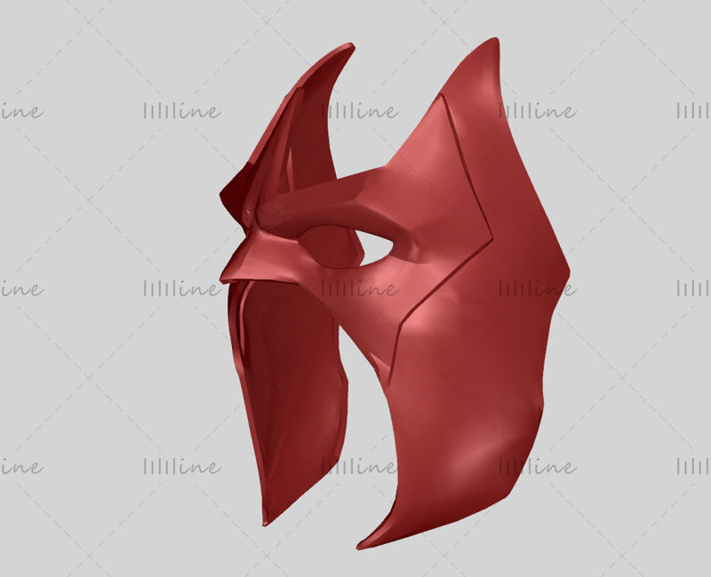 Nightwing Mask 3D model ready print