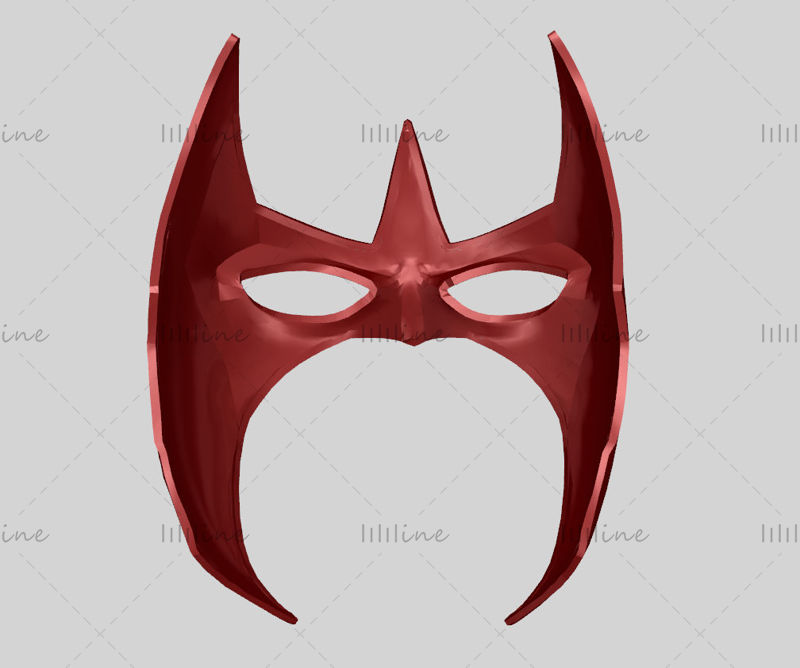 Stampa pronta per il modello 3D di Nightwing Mask