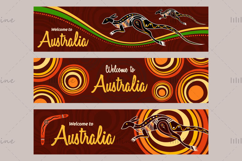 24 horizontalnih banera Australije