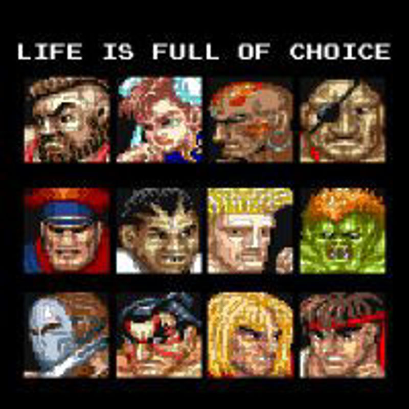 Iconos del juego Street Fighter 2