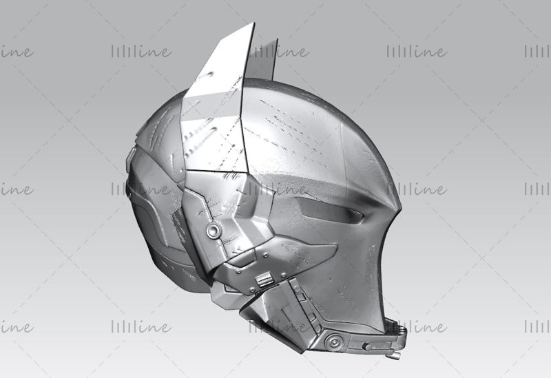 Batman Arkham Knight Helmet 3D model hazır baskı
