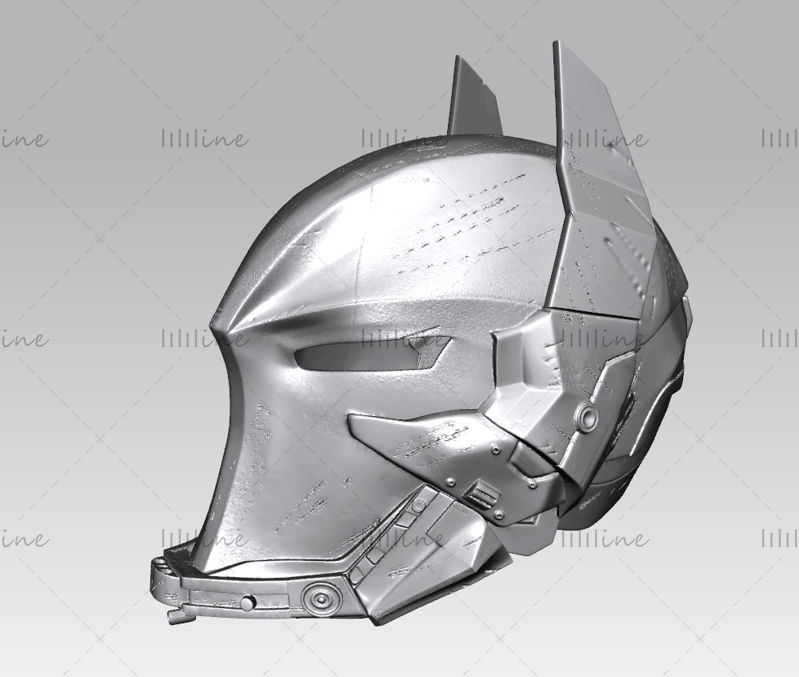 Batman Arkham Knight Helmet 3D model hazır baskı