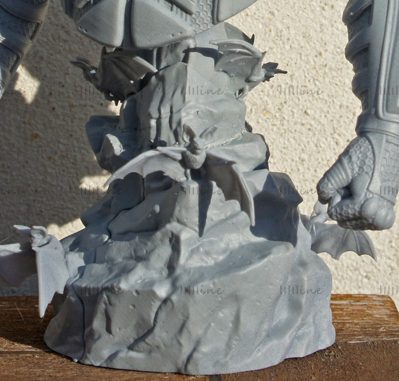 Modello di stampa 3D Busto del Cavaliere Oscuro