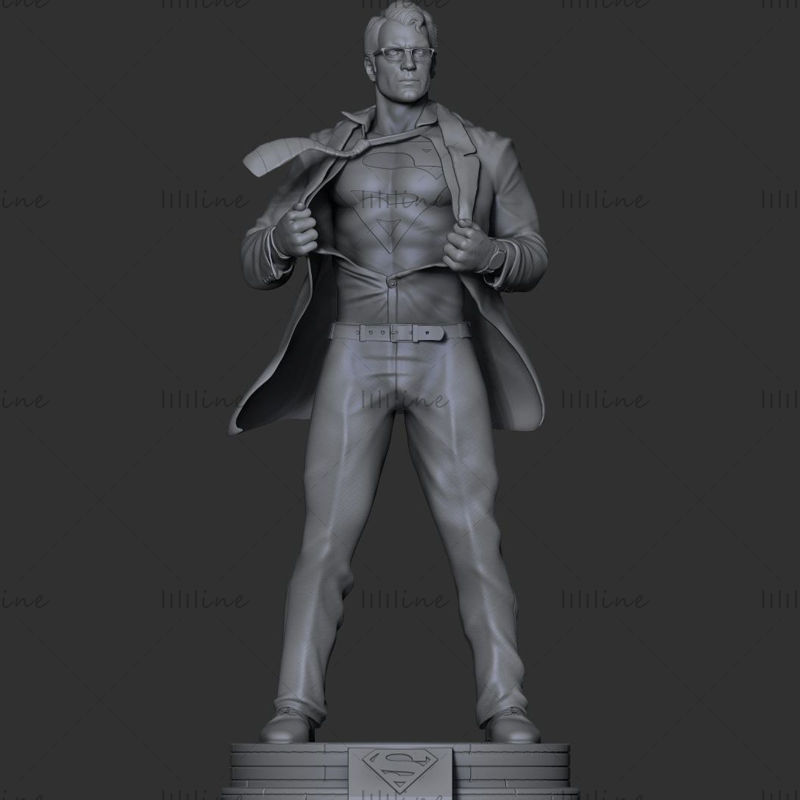 Superman - Clark Kent - 3D print model