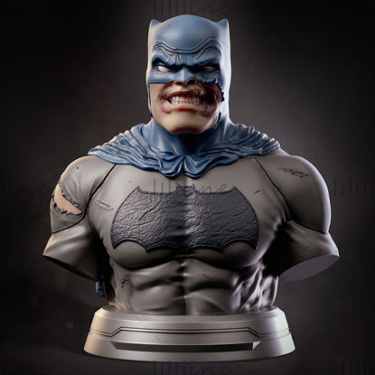 باتمان دارك نايت فرانك ميلر تمثال نصفي ثلاثي الأبعاد جاهز للطباعة