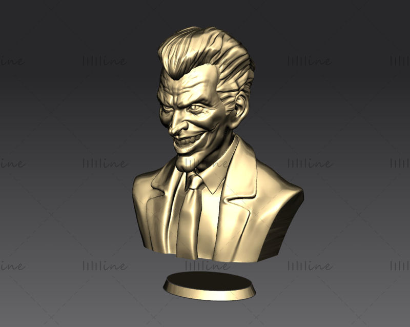 نموذج Joker Bust STL 3D جاهز للطباعة