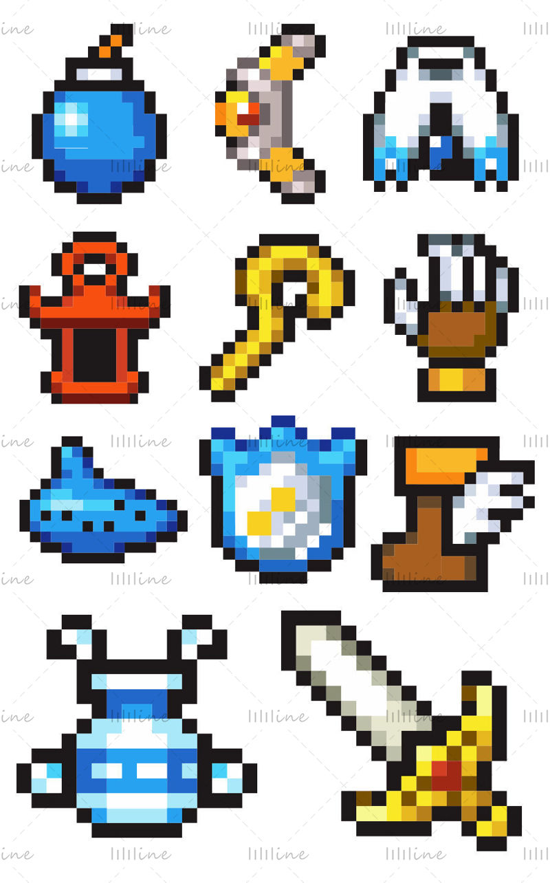 Weapon of choice zelda GBA Vector Icons
