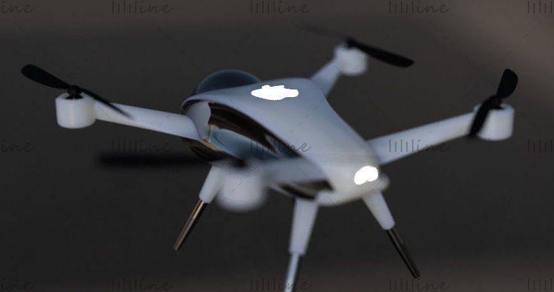 3D модель Drone concept