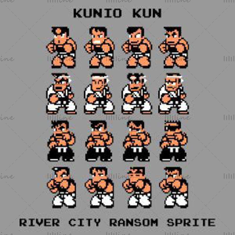 Kunio Kun Sprite