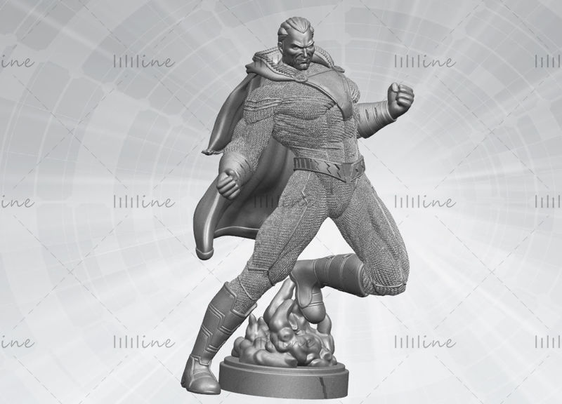 Model stejnosměrné sochy Shazam pro tisk na 3D tisk