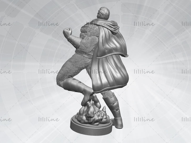 Modelo de estatua de dc de la película de shazam modelo de impresión en 3d imprimible
