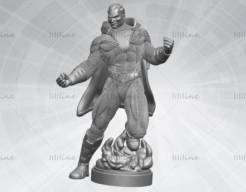 فيلم Shazam DC تمثال نموذج للطباعة ثلاثية الأبعاد نموذج الطباعة