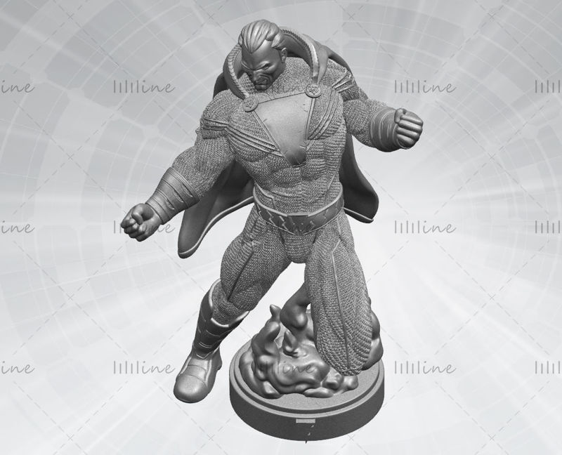 Model stejnosměrné sochy Shazam pro tisk na 3D tisk