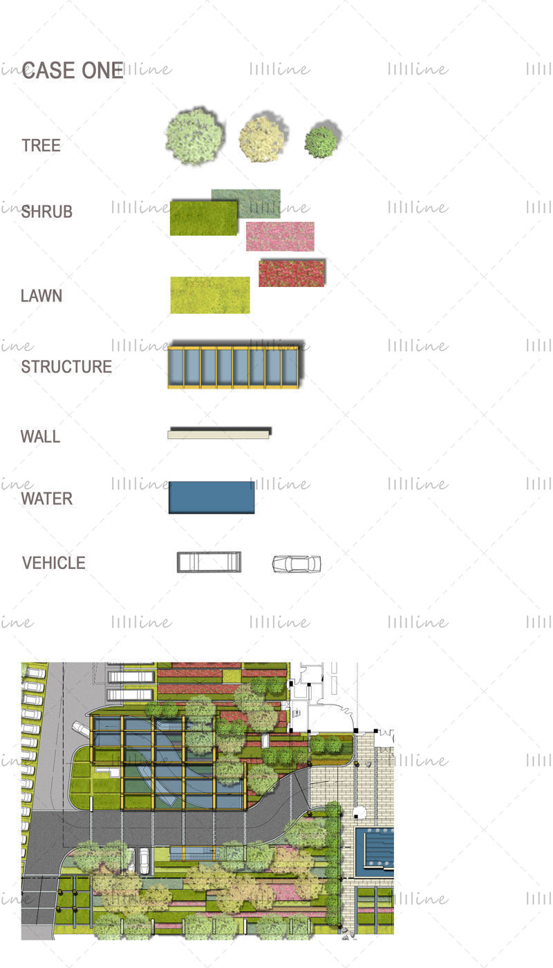 Building plan drawing plane material texture psd