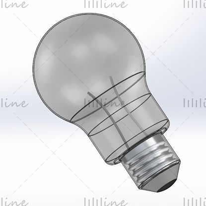 Bulb 3d industry model