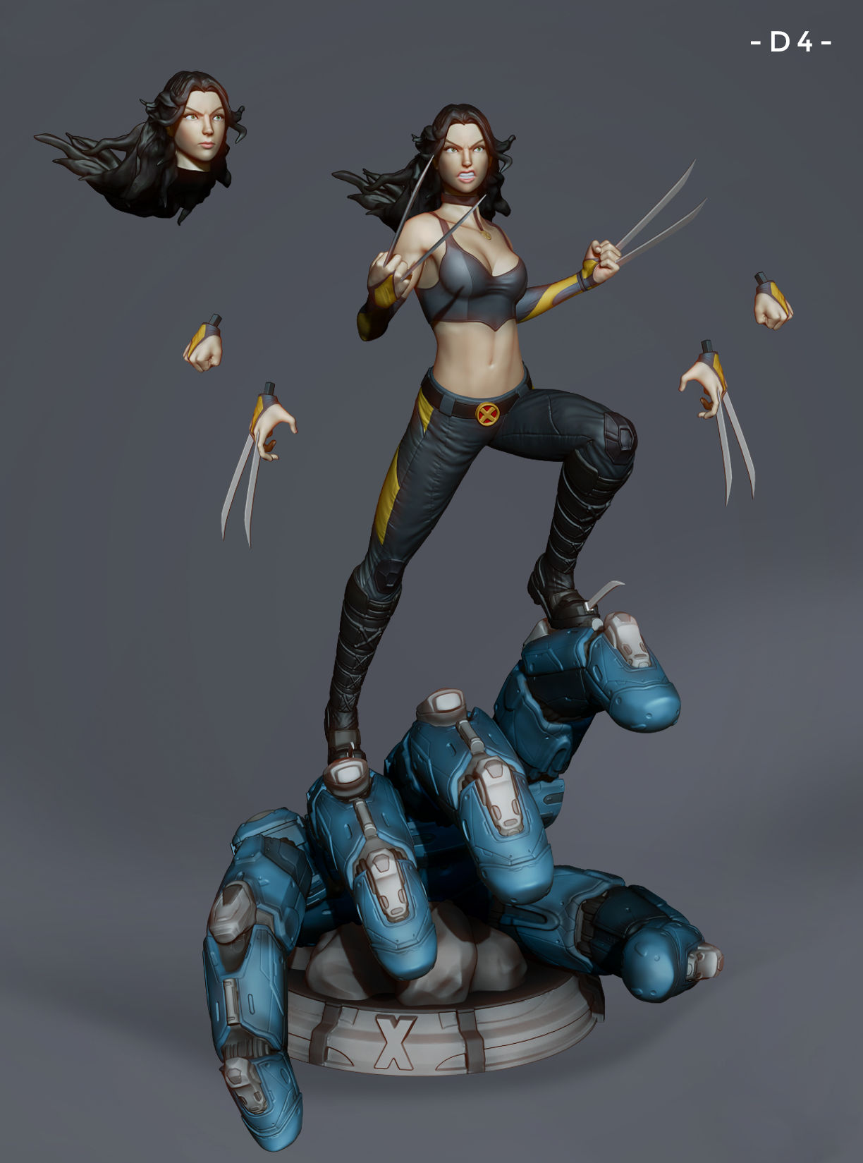 Heroicas Figure X23 - 3D print model