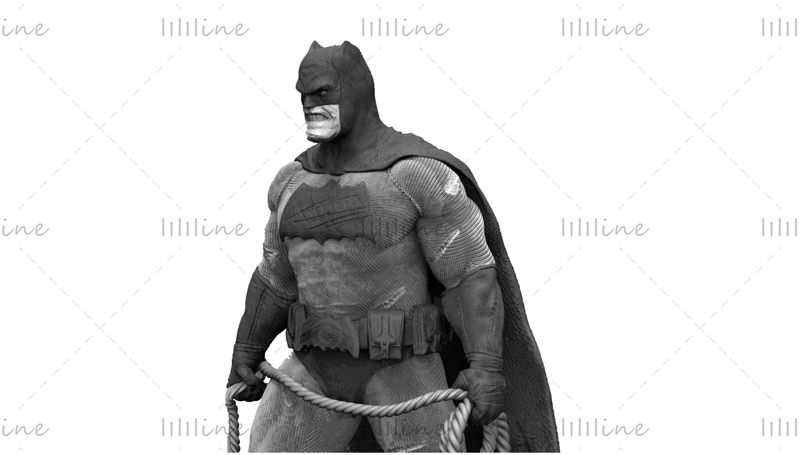 Batman The Dark Knight Statue 3D-s modell nyomtatásra készen